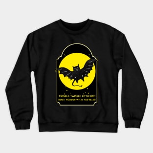 Twinkle, Twinkle, Little Bat Crewneck Sweatshirt